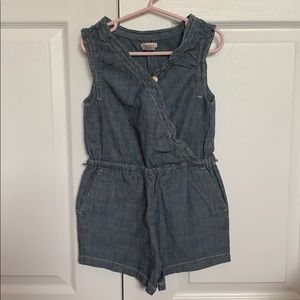 Crewcuts denim romper 5T